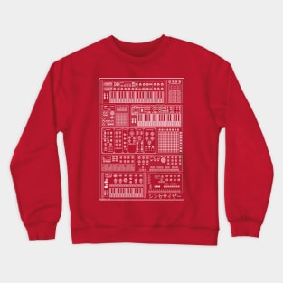 Music Producer and Synthesizer lover Crewneck Sweatshirt